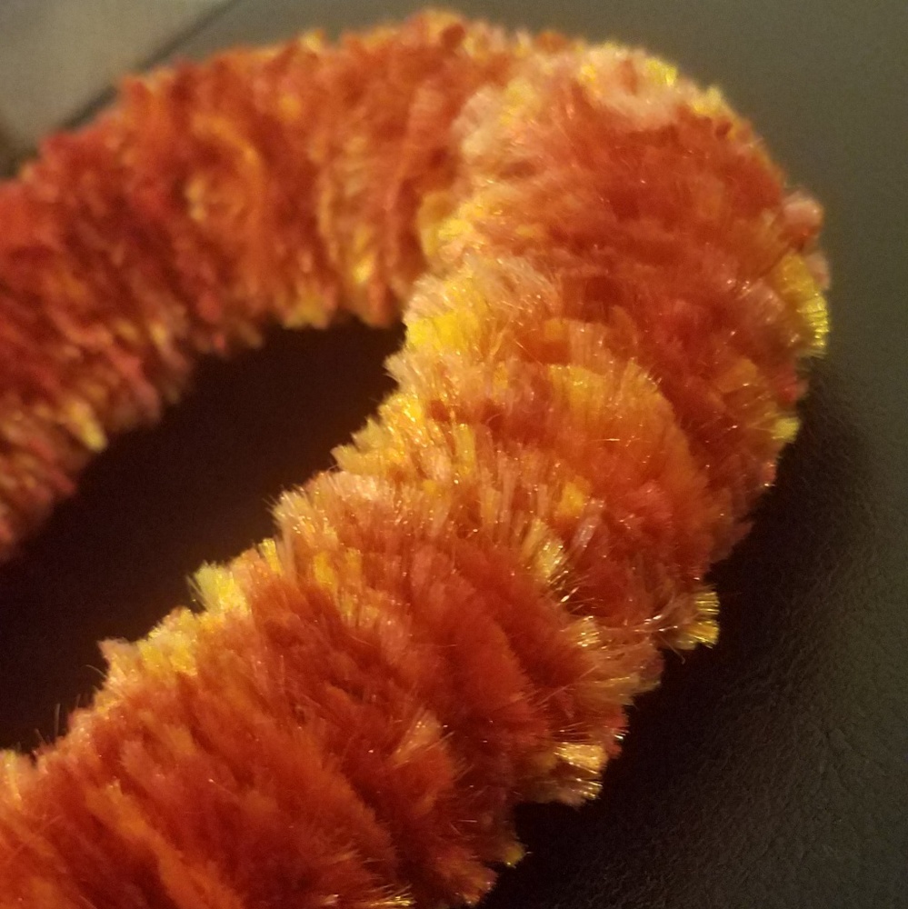 Handmade, one of a kind ribbon lei